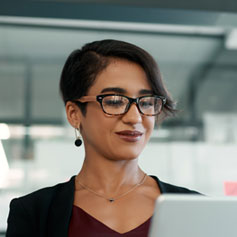 Women Checking Condo Association Insurance